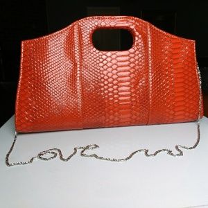 Stunning Coral Clutch/Handbag